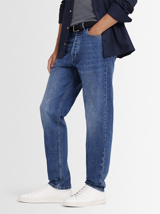 Tod's: Leather sneakers - White - men_1 | Luisa Via Roma