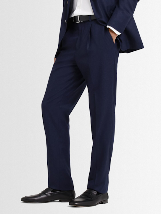 Tod's: Leather loafers - ブラック - men_1 | Luisa Via Roma