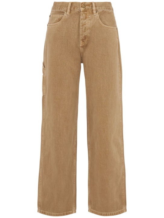 Nagnata: Vegetable dye utility jeans - Dull Gold - women_0 | Luisa Via Roma