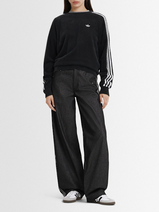 adidas Originals: Holiday fluffy knit tech sweater - women_1 | Luisa Via Roma