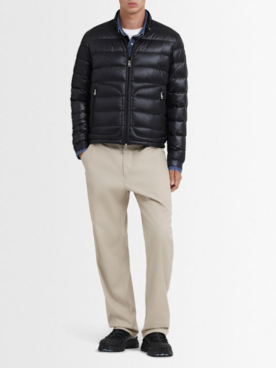 Moncler: Acorus lightweight nylon down jacket - men_1 | Luisa Via Roma