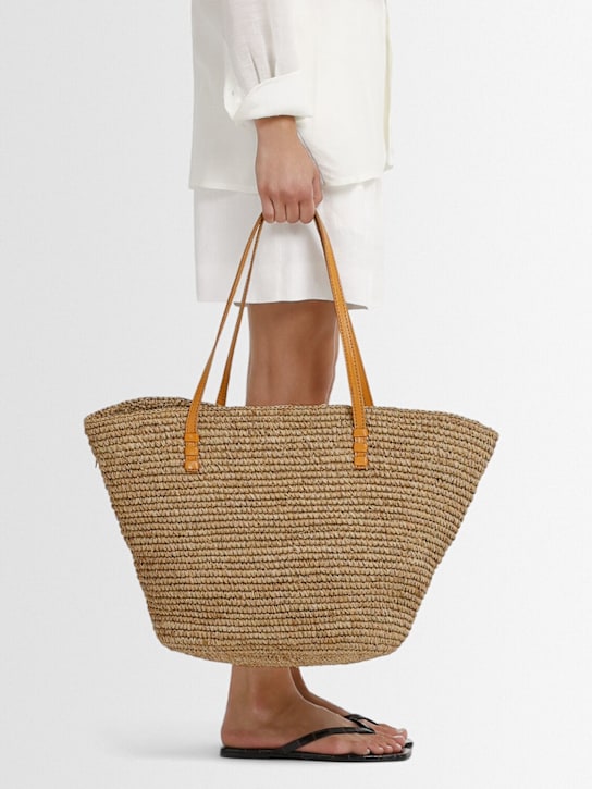 Bembien: BIeno raffia tote bag - Natural - women_1 | Luisa Via Roma