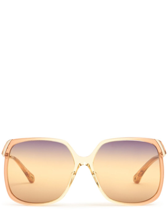 Chloé: Aly Combi acetate sunglasses - women_0 | Luisa Via Roma