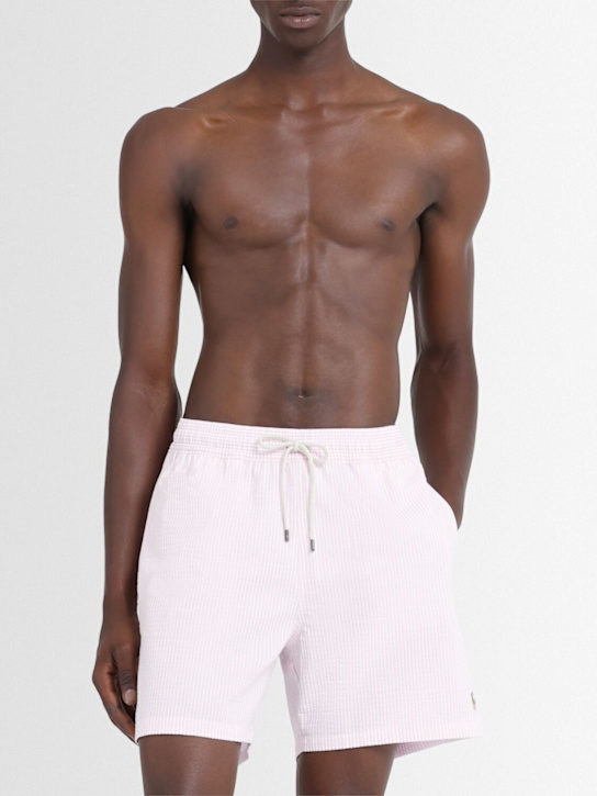 Polo Ralph Lauren: Badeshorts aus Seersucker „Traveler“ - men_1 | Luisa Via Roma