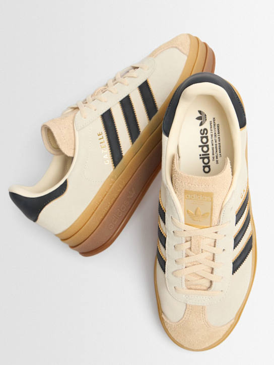 adidas Originals: Gazelle Bold sneakers - White/Black - women_1 | Luisa Via Roma