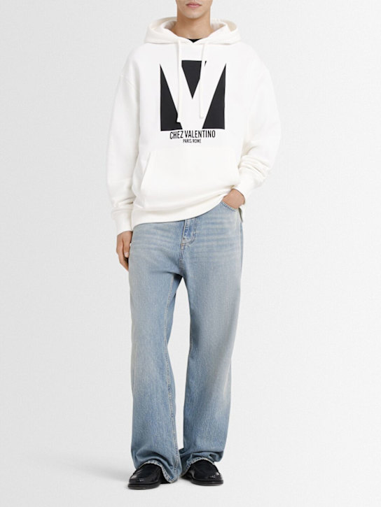 Valentino: Chez Valentino コットンフーディー - men_1 | Luisa Via Roma