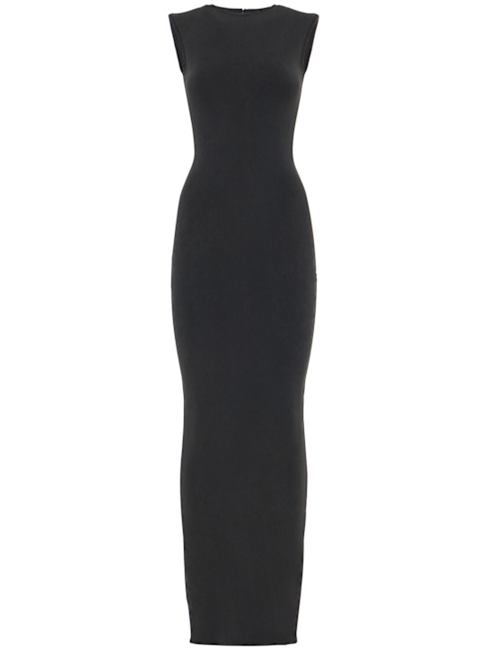 Entire Studios: Sleeveless maxi dress - Black - women_0 | Luisa Via Roma