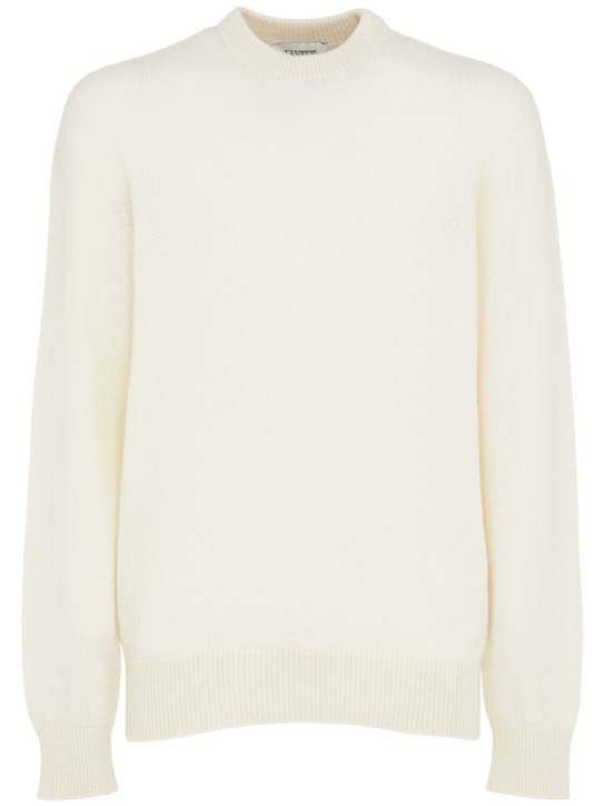 Laneus: Knit sweater - Crema/Cream - men_0 | Luisa Via Roma