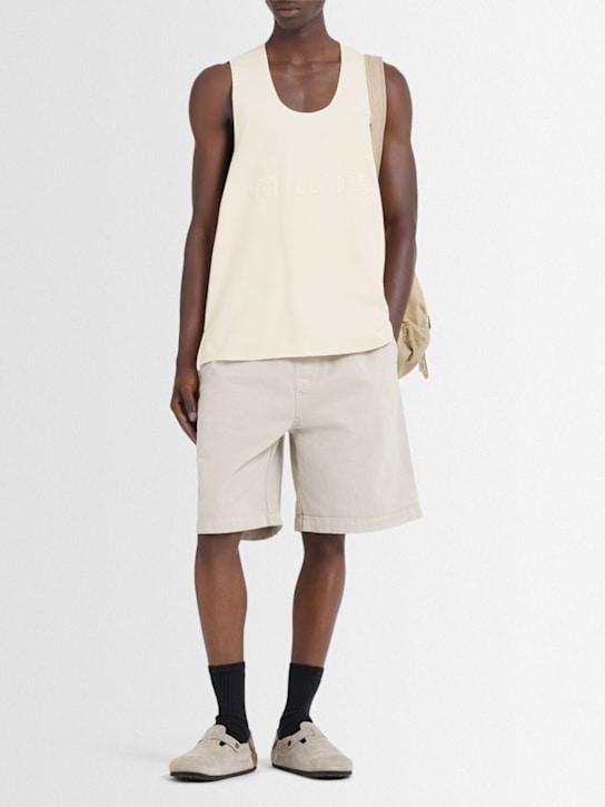 adidas Originals: Fear Of God Athletics Quickdry tank top - Crewht - men_1 | Luisa Via Roma