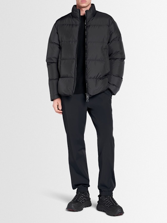 Moncler: Erterle tech down jacket - Black - men_1 | Luisa Via Roma