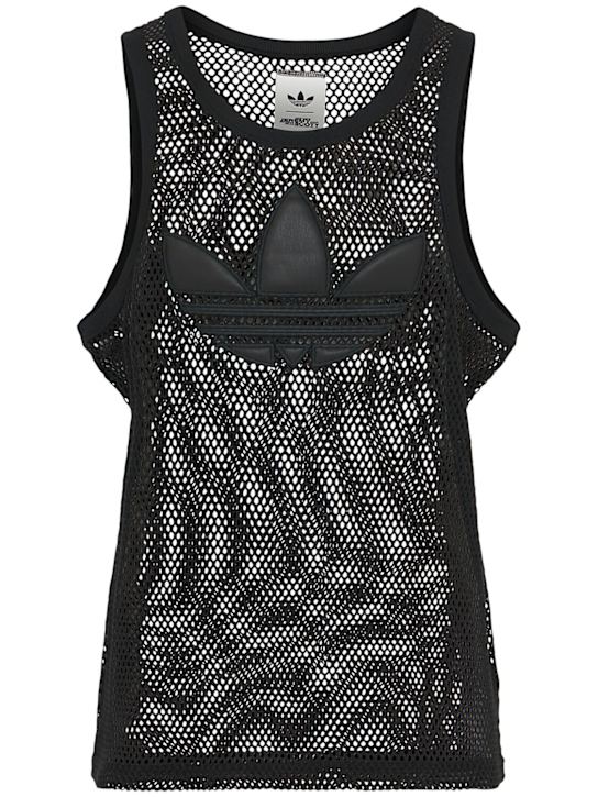 adidas Originals: Jeremy Scott mesh tank top - men_0 | Luisa Via Roma