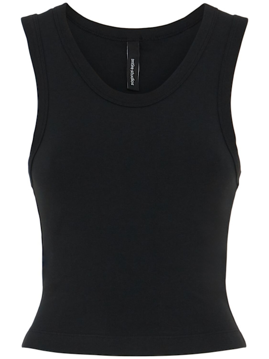 Entire Studios: Slim fit cropped tank top - women_0 | Luisa Via Roma