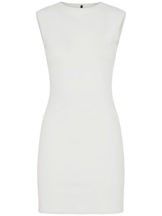 Entire Studios: Sleeveless mini dress - White - women_0 | Luisa Via Roma