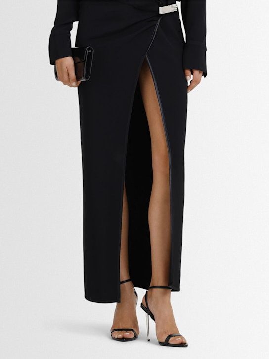 Tom Ford: 105mm Padlock leather sandals - women_1 | Luisa Via Roma