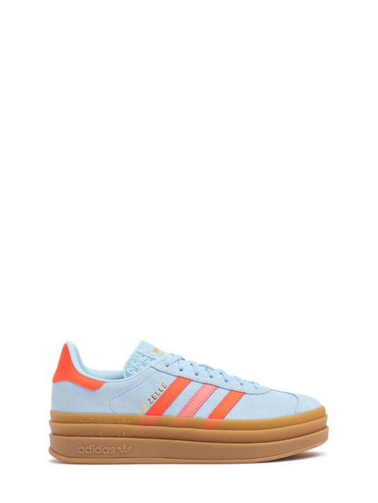 adidas Originals: Sneakers Gazelle Bold con cordones - Azul/Rojo - kids-boys_0 | Luisa Via Roma