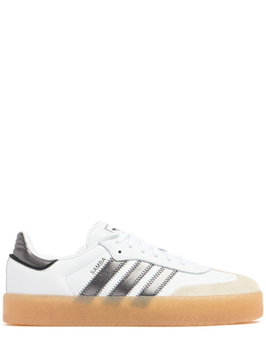 adidas Originals: Sambae sneakers - White/Black - women_0 | Luisa Via Roma