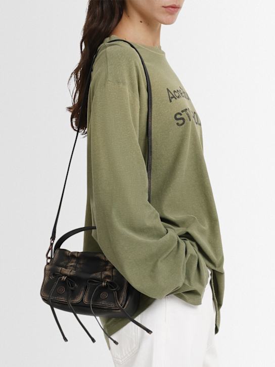 Micro multipocket vintage leather bag - Acne Studios - Women  | Luisaviaroma