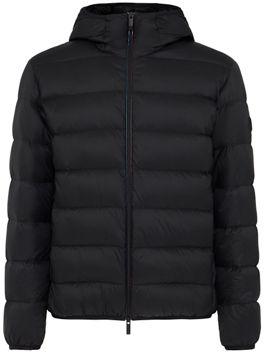Moncler: Erdon nylon down jacket - Black - men_0 | Luisa Via Roma
