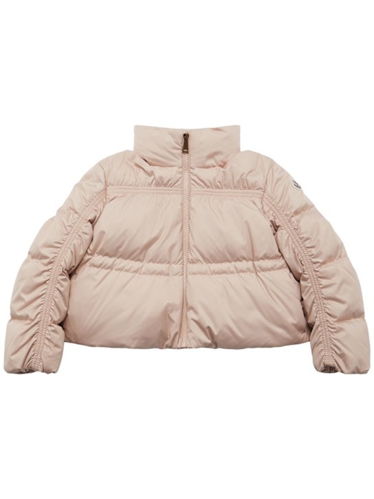 Moncler: Piumino Jankas in nylon - Rosa - kids-girls_0 | Luisa Via Roma