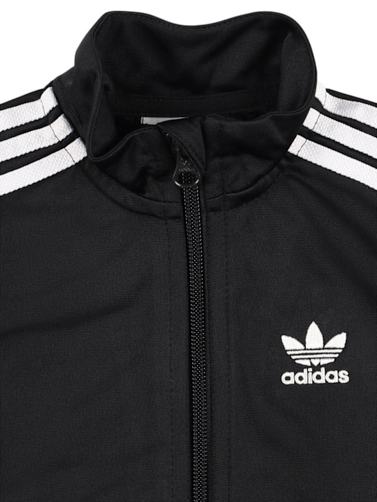 adidas Originals: Sudadera y pantalones deportivos con cremallera - Negro - kids-girls_1 | Luisa Via Roma