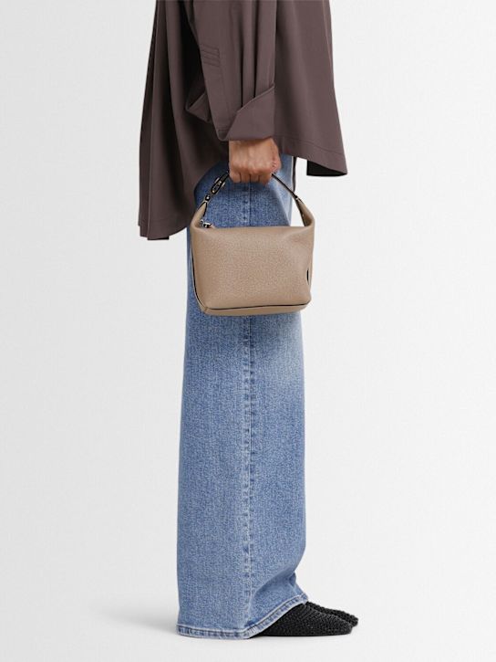 Valextra: Mochi leather top handle bag - women_1 | Luisa Via Roma