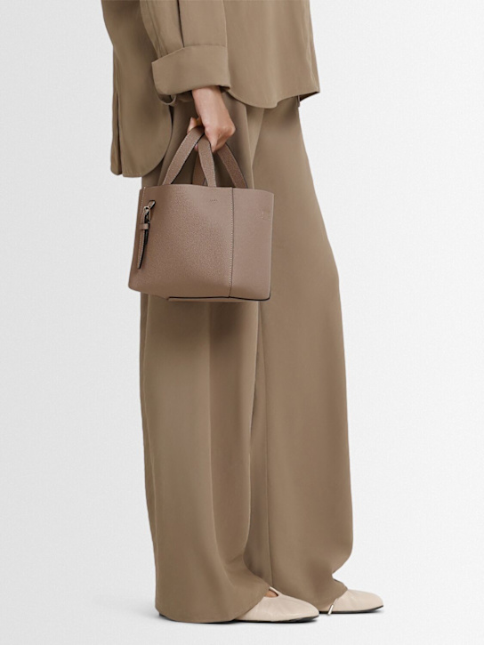 Valextra: Mini Bucket leather crossbody bag - women_1 | Luisa Via Roma