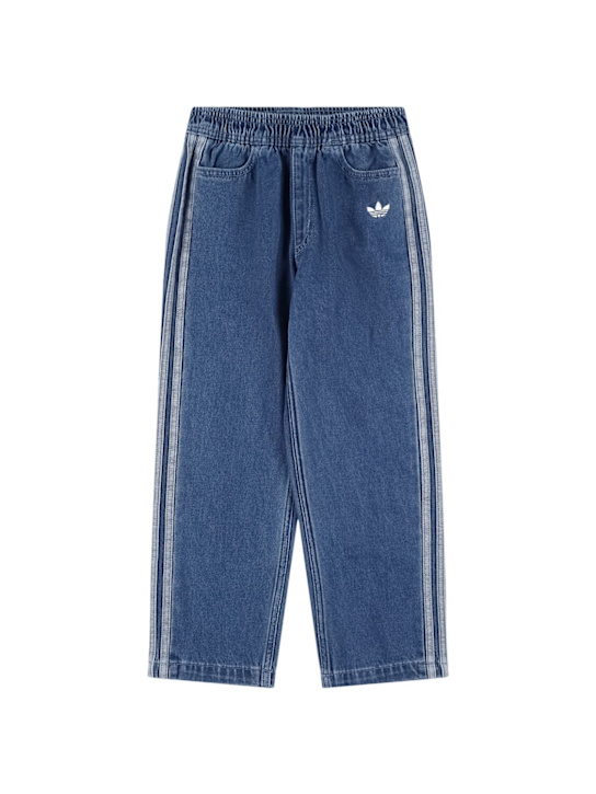 adidas Originals: Pantalones de algodón - Azul - kids-girls_0 | Luisa Via Roma