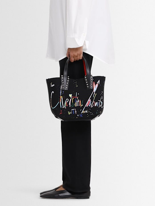 Christian Louboutin: Mini Cabata canvas beach bag - women_1 | Luisa Via Roma