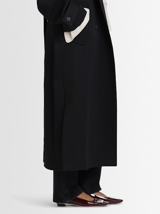 Roger Vivier: 25mm Belle Vivier leather ballerinas - women_1 | Luisa Via Roma