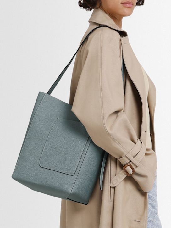 Valextra: Medium Bucket leather shoulder bag - women_1 | Luisa Via Roma