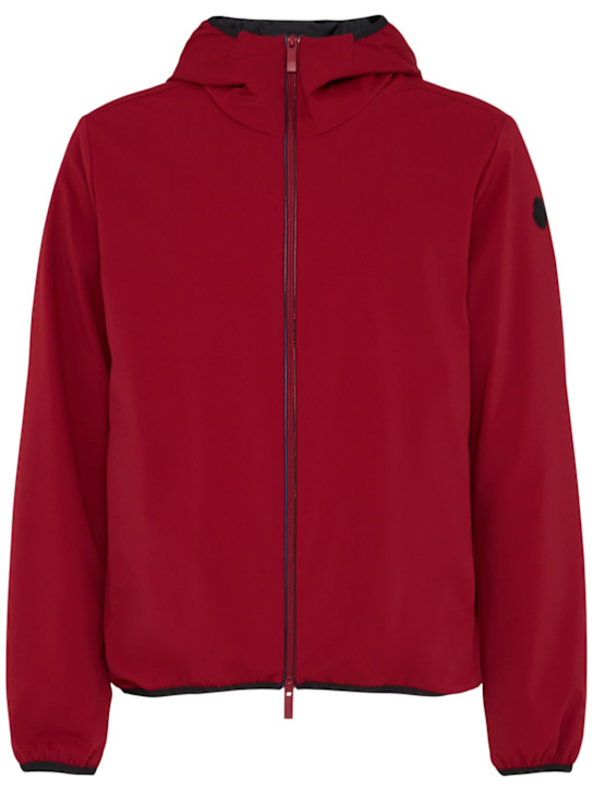 Moncler: Batisse nylon blend down jacket - Dark Red - men_0 | Luisa Via Roma