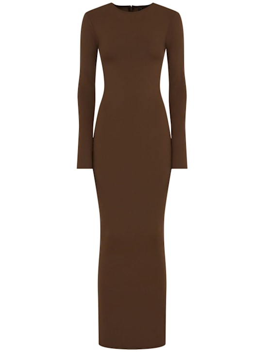 Entire Studios: Long sleeve maxi dress - women_0 | Luisa Via Roma
