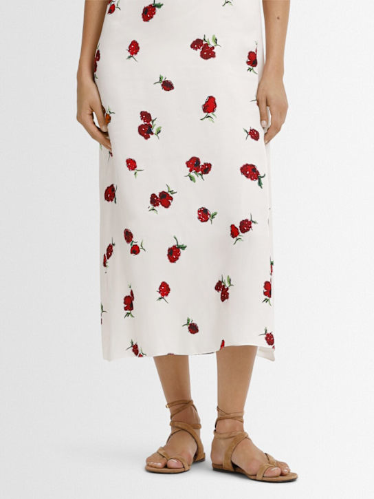 Khaite: 10mm Aimee suede thong sandals - Taupe - women_1 | Luisa Via Roma