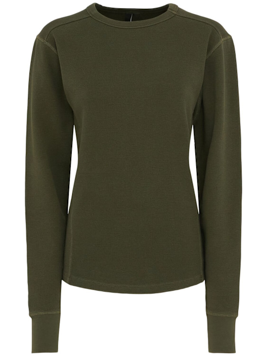 Entire Studios: Thermal long sleeve t-shirt - women_0 | Luisa Via Roma