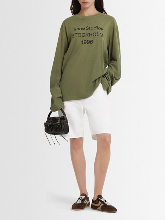 Acne Studios: Edden U 1996 organic cotton l/s t-shirt - women_1 | Luisa Via Roma