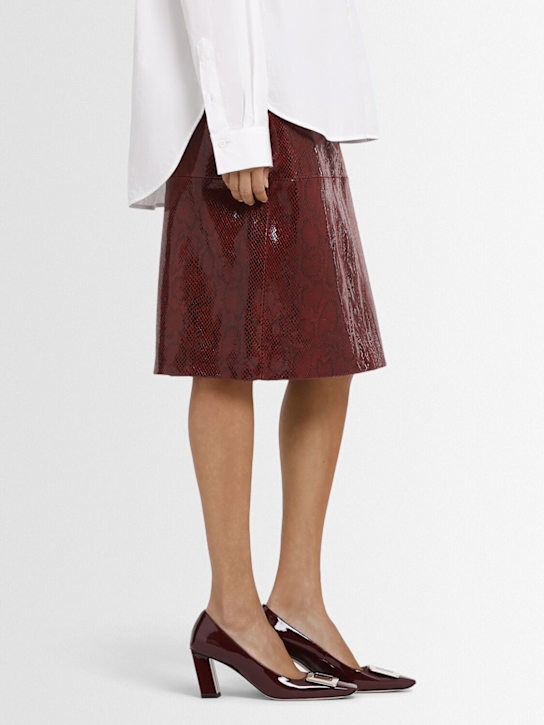 Roger Vivier: 75mm Belle Vivier patent leather pumps - women_1 | Luisa Via Roma