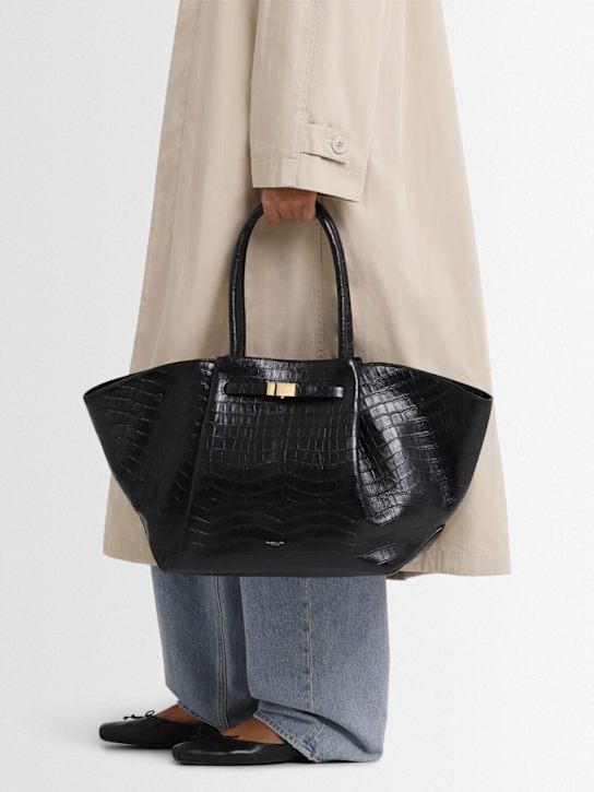 DeMellier: New York embossed leather tote bag - women_1 | Luisa Via Roma