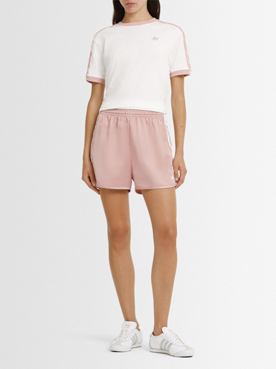 adidas Originals: Ruffled shorts - Wonmau - women_1 | Luisa Via Roma
