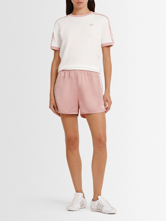 adidas Originals: Ruffled 3 Stripes t-shirt - women_1 | Luisa Via Roma