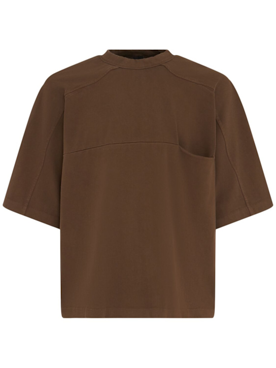 Entire Studios: Heavy pocket box fit t-shirt - men_0 | Luisa Via Roma