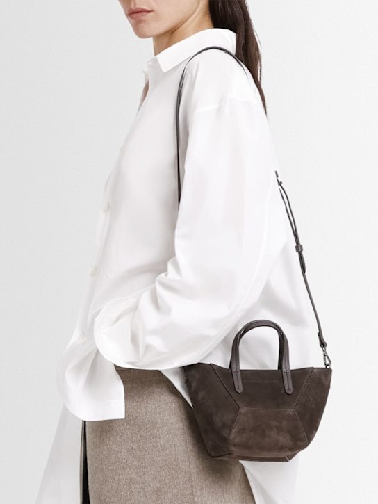 Brunello Cucinelli: Soft shoulder bag - women_1 | Luisa Via Roma