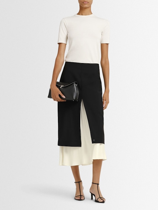 Róhe: Contrast upside-down skirt - women_1 | Luisa Via Roma