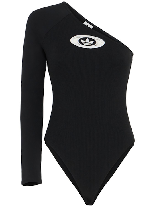 adidas Originals: Campus bodysuit - Black - women_0 | Luisa Via Roma