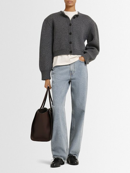 Róhe: Statement padded wool cardigan - women_1 | Luisa Via Roma