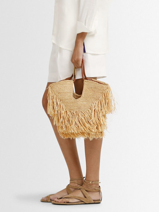 Zimmermann: Goldentime small fringed tote - women_1 | Luisa Via Roma