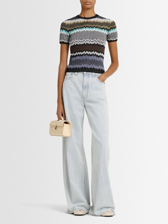 Missoni: Short sleeve crewneck top - women_1 | Luisa Via Roma