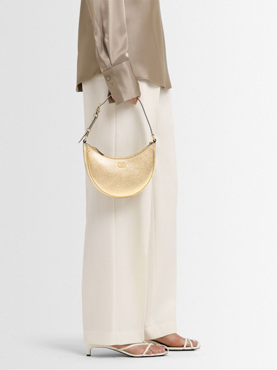 Valentino Garavani: Mini Vlogo signature hobo bag - women_1 | Luisa Via Roma