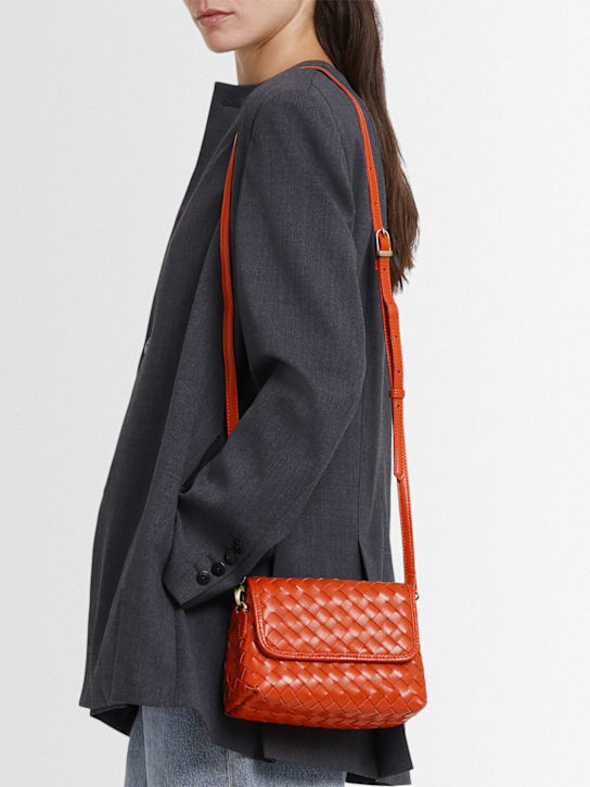 Bembien: Mini Madeline woven leather shoulder bag - women_1 | Luisa Via Roma