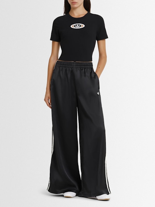adidas Originals: Cut out rib t-shirt - women_1 | Luisa Via Roma