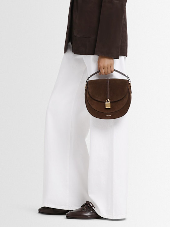 DeMellier: Siena suede Saddle bag - women_1 | Luisa Via Roma